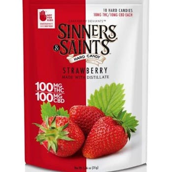EGH S&S Candy Strawberry 1:1 CBD 200mg